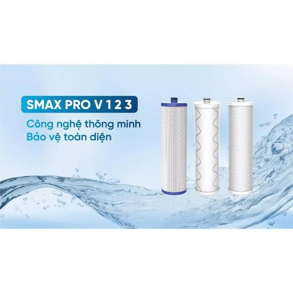 Combo 3 Lõi Lọc Thô 123 Karofi Smax Pro V (Mẫu Mới) – Lọc Cặn, Khử Clo, Bảo Vệ Màng RO