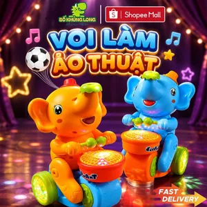 Đồ Chơi Con Voi Đánh Trống Thổi Bóng Lơ Lửng BỐ KHỦNG LONG Voi Ảo Thuật Đồ Chơi Nhảy Múa Cho Bé