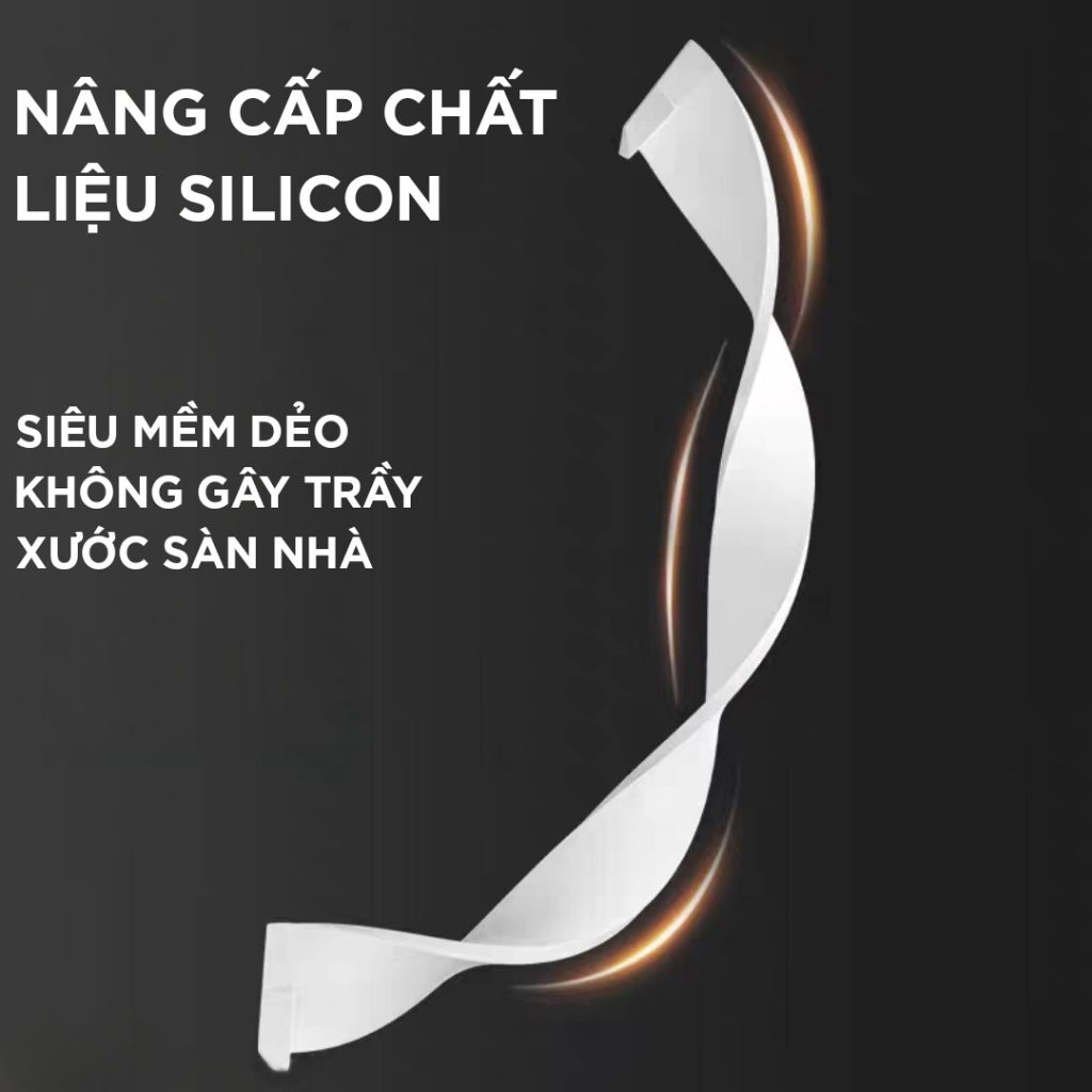 Cây gạt nước sàn nhà tắm silicon thế hệ mới, cây gạt nước bàn gạt lớn 55cm tăng giảm chiều dài cây quét bụi SOJIMOP C8