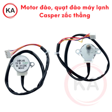 Motor đảo, quạt đảo máy lạnh Casper zắc thẳng, Motor đảo, quạt đảo điều hòa Casper zắc thẳng
