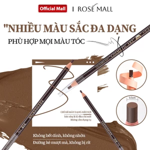 Kẻ Lông Mày Đầu Mảnh, Lông Mày Tự Nhiên, Bền Màu Cả Ngày, Chống Thấm Nước, Dành Cho Người Mới
