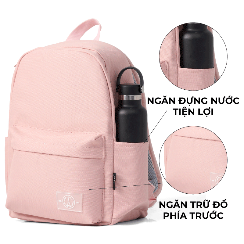 Balo Nam Nữ Larita CLASSIC BASIC 13" - Đựng Laptop 13 Inch, Nhỏ Gọn, Chất Liệu Vải Bền Bỉ, Kháng Nước Tối Ưu | BigBuy360 - bigbuy360.vn