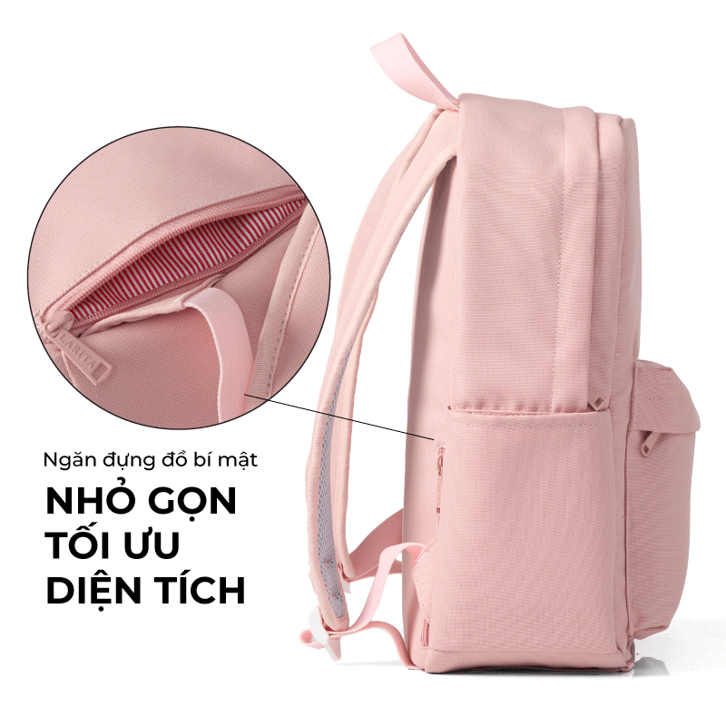 Balo Nam Nữ Larita CLASSIC BASIC 13" - Đựng Laptop 13 Inch, Nhỏ Gọn, Chất Liệu Vải Bền Bỉ, Kháng Nước Tối Ưu | BigBuy360 - bigbuy360.vn