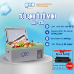 Tủ Lạnh Ô Tô Alpicool C15 Chính Hãng Việt Nam Đựng Đồ Ăn Làm Mát Làm Đá Đựng Mỹ Phẩm Tiện Lợi — ảnh 1