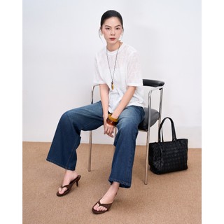 Quần Jeans Nữ KERFUL Wash Ống Đứng Basic Thời Trang GOUT DE JUN