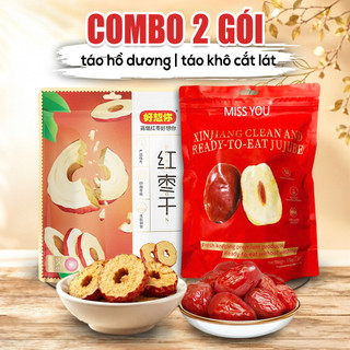 Combo 3 túi táo đỏ sấy dẻo, sấy giòn sấy mật - Bổ sung vitamin, sắt, khoáng chất... Tốt cho sức khỏe