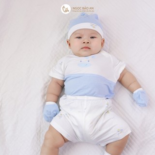 [M&B] Trọn bộ Combo sơ sinh (0-3M) Viscose Sky Pony co giản 4 chiều thoáng mát, an toàn cho da bé.