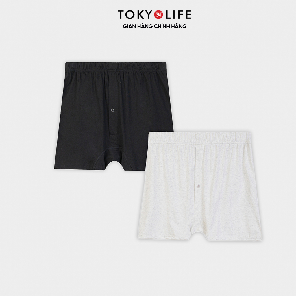 Combo 2 Quần Đùi Nam Mặc Nhà TOKYOLIFE Kiểu Nhật Chất Liệu Cotton Thoải Mái Thoáng Mát - 40000208