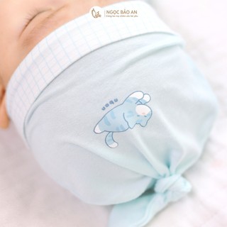 M&B (0M-12M) Combo 2 nón chóp sơ sinh chất Viscose co giãn 4 chiều bảo vệ giữ ấm đầu cho bé.