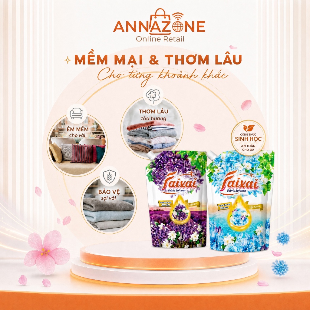 Nước Xả Vải Sinh Học 6in1 FAIXAI 1.6L [QUÀ TẶNG HẤP DẪN][Lẻ/Combo Tiết Kiệm]
