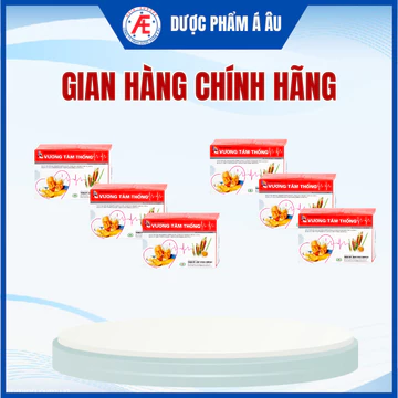 Combo 6 hộp Vương Tâm Thống hỗ trợ giảm nguy cơ khó thở, loạn nhịp, tai biến mạch máu, suy tim ở người hẹp, hở van tim