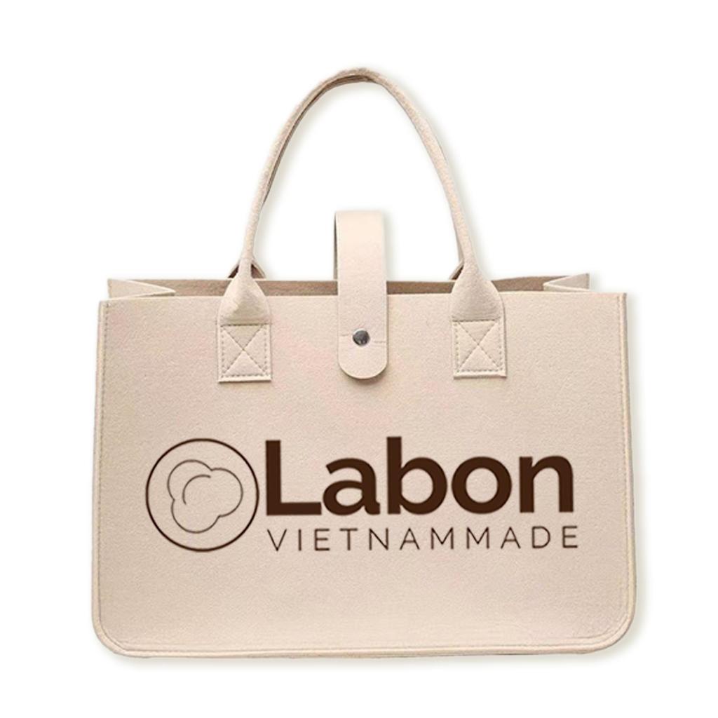 [Quà Tặng Không Bán] Túi xách nỉ Labon cao cấp