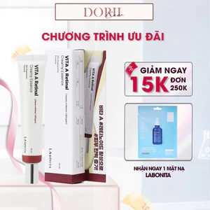 La Bonita Kem Dưỡng Trẻ Hoá, Căng Bóng Da Vita A Retinal Creamy Essence 30ml tặng mặt nạ B5