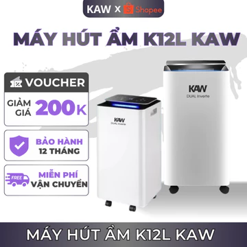 Máy Hút Ẩm Lọc Không Khí KAW K12L, Hút Ẩm Và Lọc Không Khí Cho Văn Phòng Nhà Cửa, Bảo Hành 12 Tháng