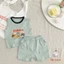 Tổng hợp mẫu bộ ba lỗ cotton mềm mát cho bé trai, bộ thun sát nách chất liệu cotton thoáng mát cho bé