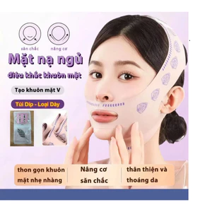 Mặt Nạ Nâng Cơ Mặt V-Line, Đai Đeo Thon Gọn Mặt, Giảm Nọng Cằm Khi Ngủ