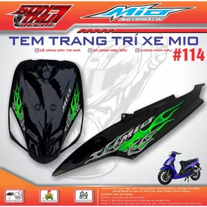 TEM XE MIO SPORT #114 (CHẤT LIỆU CAO CẤP - SIÊU NÉT - SIÊU ĐẸP - SIÊU CUTE)