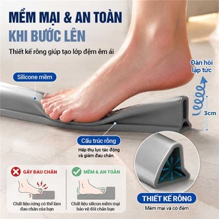 ZiinLife Dải Chặn Nước Silicon Chống Tràn Đa Năng - Cho Nhà Tắm, Bồn Cầu, Bồn Rửa & Máy Giặt