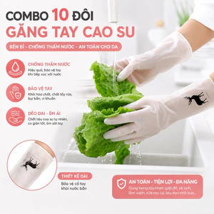Combo 10 Đôi Bao Tay Silicon Cao Cấp.