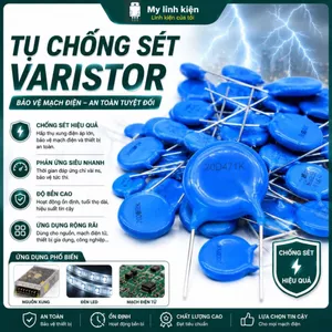 Tụ chống sét Varistor 10D101K 10D151K 10D181K 10D201K 10D241K 10D271K chất lượng cao.