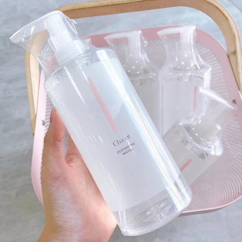 [CHÍNH HÃNG] TẨY TRANG CHACOTT FOR PROFESSIONALS CLEANSING WATER 500ML MẪU MỚI