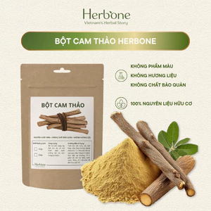 Bột Cam Thảo Nguyên Chất HERBONE Dưỡng Trắng Da Mặt & Body 100g / 500g