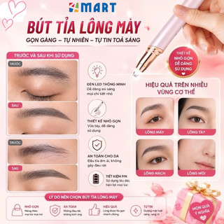 Bút tỉa lông mày thiết kế nhỏ gọn, tiện lợi, dễ sử dụng giúp tỉa lông mép, mũi, nách, không đau rát