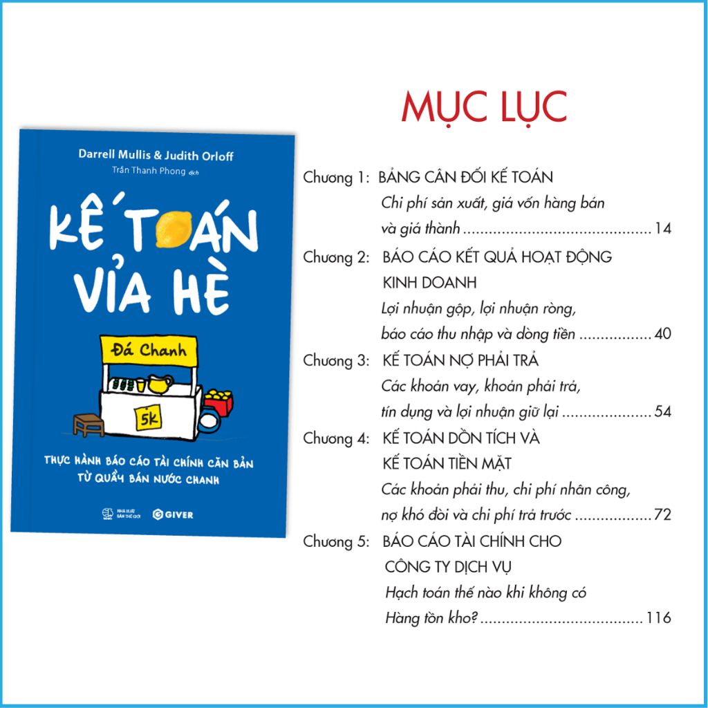 Sách - Combo Từ Quầy Nước Chanh Đến Đầu Tư Thông Minh - Kế Toán Vỉa Hè - Tiền Đẻ Ra Tiền