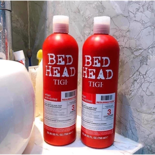 Dầu Gội Xả Tigi Đỏ Bed Head Tái SInh, Siêu Phục Hồi 750ml - Ever Queen