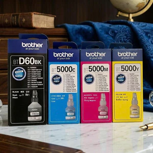 Bộ Mực Máy In Brother BTD60 BT5000 Cho Máy T310 T510W T710W T810W T910W T4000 T4500DW - Mực Nạp Sắc Nét, Chống Tắc