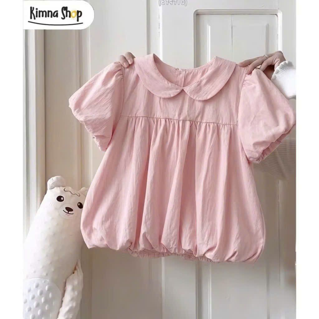 Áo Babydoll Cổ Sen Nàng Thơ Tay Phồng Bo Gấu 🌷