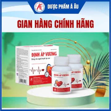 Định Áp Vương hộp 180 viên giúp hỗ trợ giảm huyết áp cao, giãn mạch, hỗ trợ làm giảm lipid máu