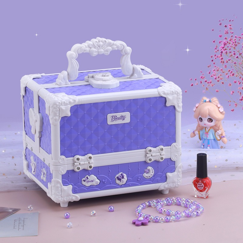 Đồ Chơi Trang Điểm Vali Trang Điểm Đồ Chơi Cho Bé Gái Cốp Trang Điểm Bộ Đồ Chơi Làm Nail- Đồ Chơi Cho Bé PUKAPI