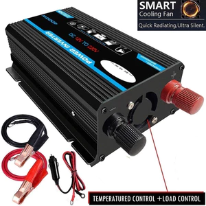 Bộ chuyển nguồn 12v-220v 4000-12000W, biến tần ô tô 4000-12000W, biến tần nguồn 12v-220v, 2 cổng USB