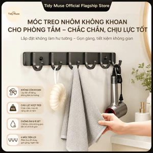 Móc dán tường treo đồ | Lắp bằng keo dán hoặc khoan | Chống gỉ, không bong sơn – Treo đồ thoải má
