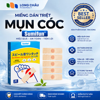 Miếng Dán Mụn Cóc Sumifun 42 Miếng - Dạng Patch Tiện Lợi Cho Vùng Da Mụn Cóc Chai Sần