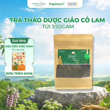 Trà Thảo Dược Giảo Cổ Lam Sapa TRAPHACO SAPA [OCOP 3 Sao] Hỗ Trợ Giấc Ngủ, Giảm Căng Thẳng