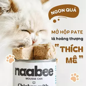 【COMBO SIÊU TIẾT KIỆM】Naabee Thức Ăn Cho Mèo Dạng Pate Lon 375G Nhiều Hương Vị Dinh Dưỡng Trọn Vẹn