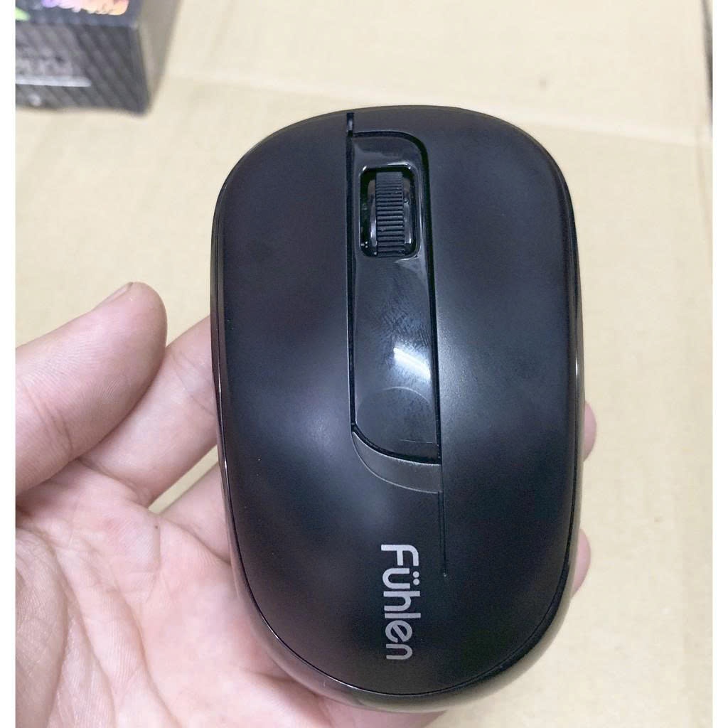 Chuột Không Dây Fuhlen A09 Chính Hãng - Chuột Máy Tính Wireless 2.4G Khoảng Cách 10m Cho Laptop, PC, Văn Phòng