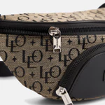 Túi Bumbag Monogram Nate Chất Liệu Vải Dệt Hoạ Tiết Phối Da Cao Cấp Leonardo — ảnh 4