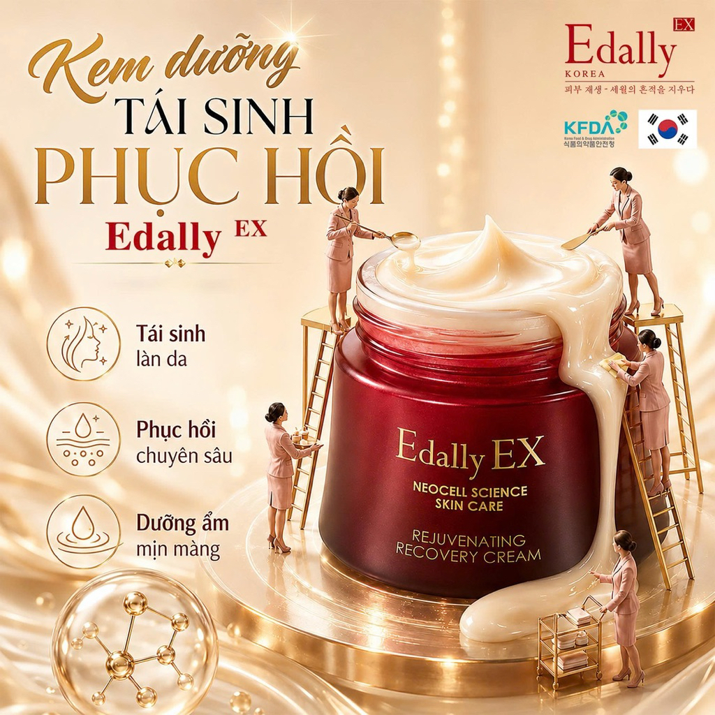 Kem Dưỡng Tái Sinh Phục Hồi EDALLY EX REJUVENATING RECOVERY CREAM Dành Cho Da Nám Da Mỏng Yếu 50ml