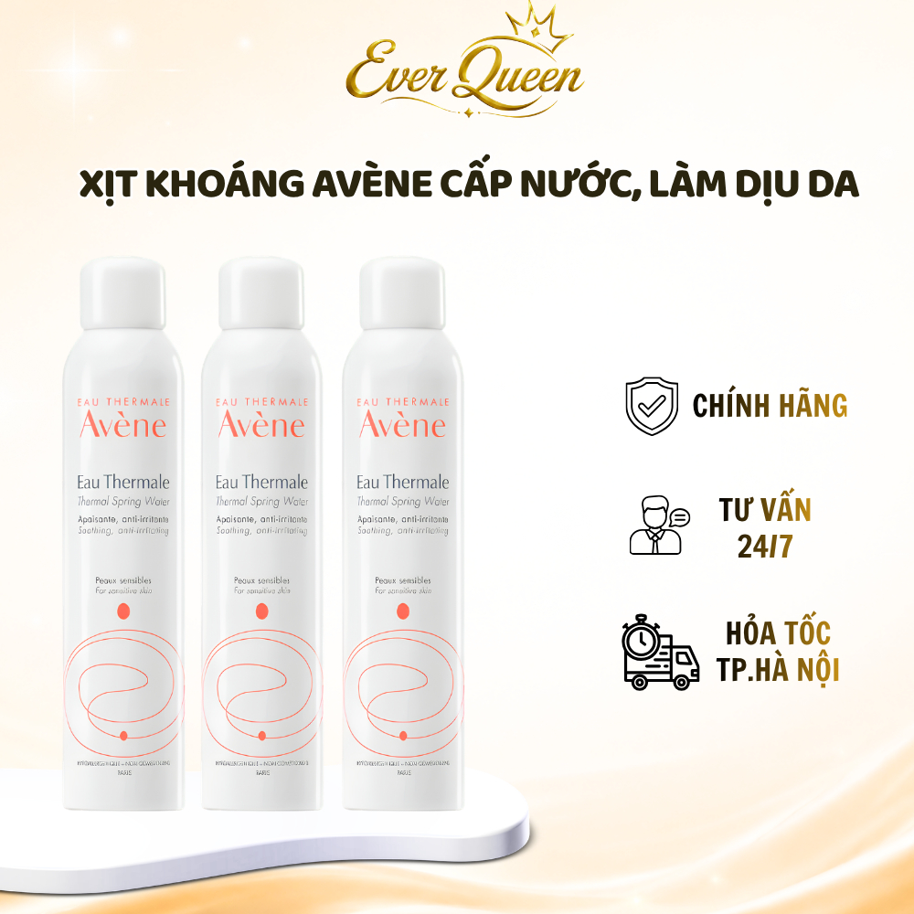 Xịt khoáng AVENE THERMAL SPRING WATER Cấp Nước, Làm Dịu Da - Ever Queen
