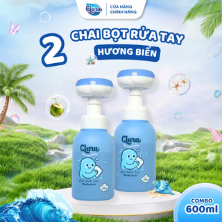 Combo 2 Chai Bọt Rửa Tay Clara Hương Biển Imperial 300ml NRT002,  Bọt Vệ Sinh Tay An Toàn, Diệt Vi Khuẩn, Giữ Ấm