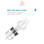 Vỉ 2 cái Ống Bơm Xilanh Đầu Silicone đầu mềm Vệ Sinh Rửa Mũi Cải Thiện Hô Hấp Cho Bé