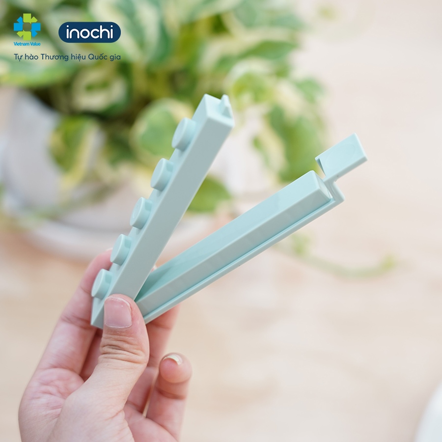 Kẹp Miệng Túi Bảo Quản Thực Phẩm Thức Ăn Yoko Inochi (Bộ 10 cái) Thiết Kế Lego Xinh Xắn