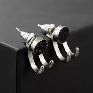 SNUOFO - Khuyên tai đinh tán dành cho nam Tinh tế, thanh lịch độc đáo thời thượng phong cách hip-hop và cực chất