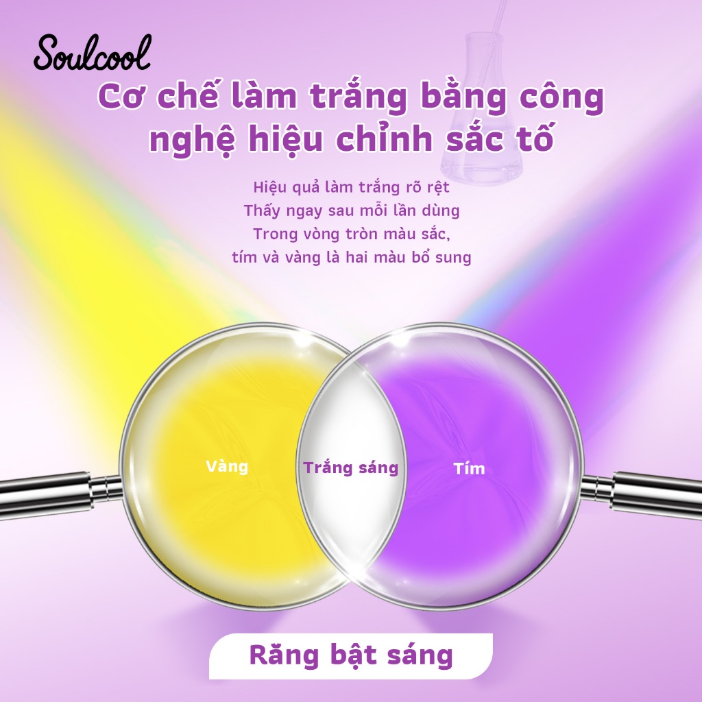 Soulcool Kem đánh răng làm trắng răng – 100g – Làm trắng tự nhiên, chống vi khuẩn, giảm nhạy cảm, kiểm soát hơi thở