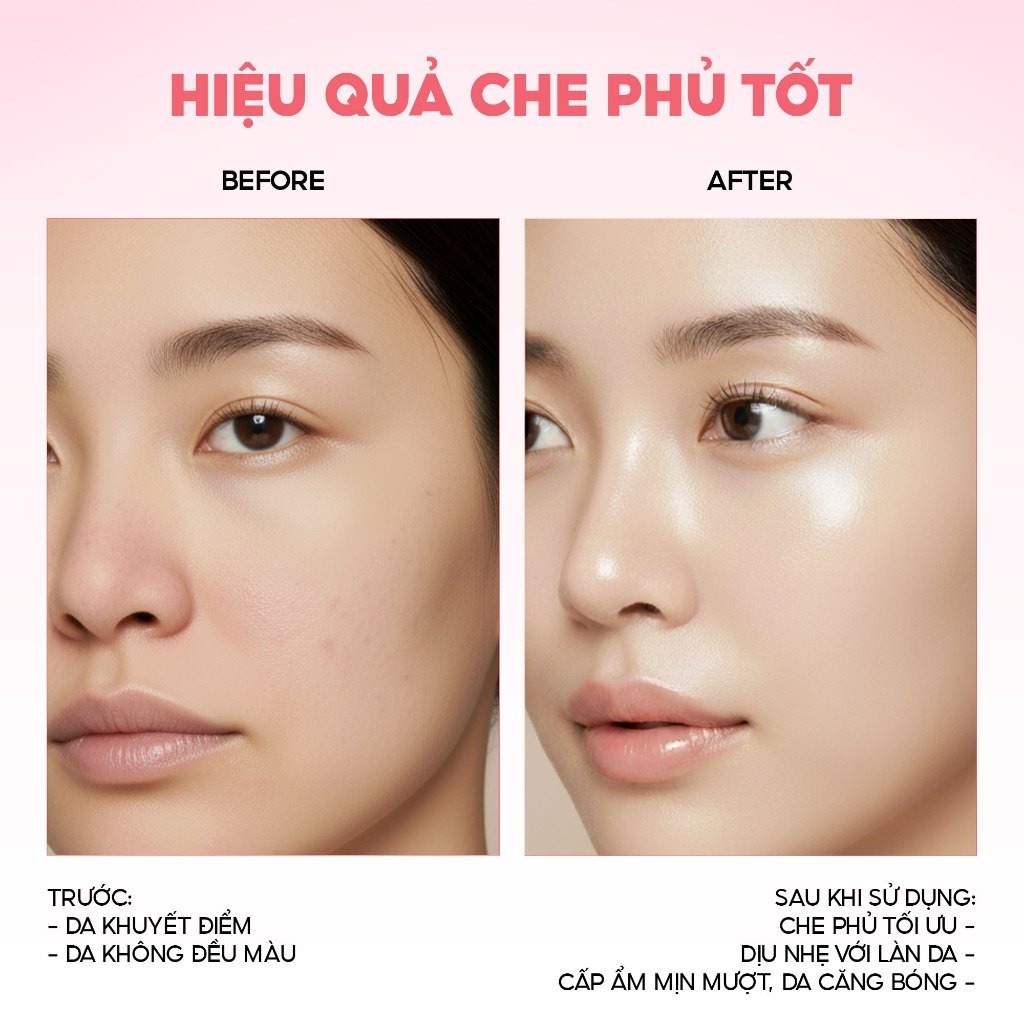 Combo Phấn Phủ Kiềm Dầu Và Chống Nước Rodian, Cushion Chống Nắng Lâu Trôi, Xịt Khóa Nền Trang Điểm