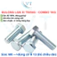 Bu Lông M8 Lục Giác Ngoài Xi Trắng Dài 20mm-100mm - Bulong. Thép Xi Mạ Kẽm Trắng Chống Gỉ Bán Theo Ký