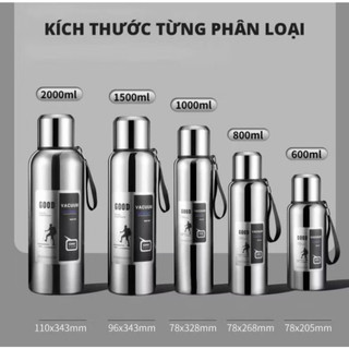 QUÀ TẶNG 1 nhẳn dán Bình giữ nhiệt HiLOGI KITCHEN 2000ml cao cấp